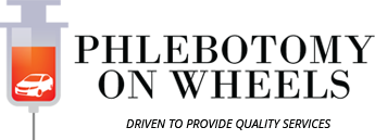 Phlebotomy On Wheels Logo