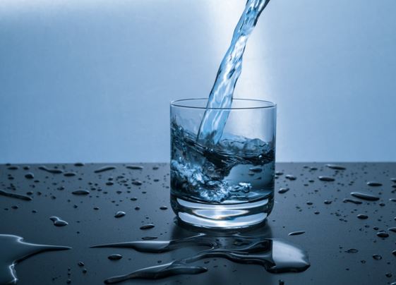 drinking water