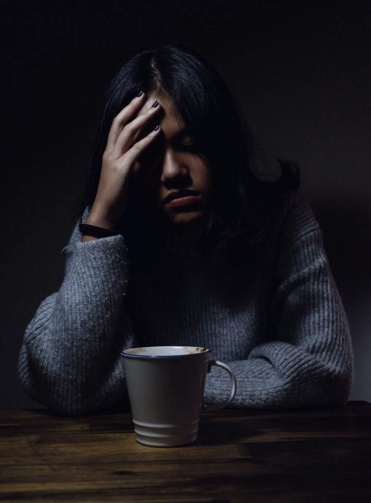 Girl experiencing PTSD