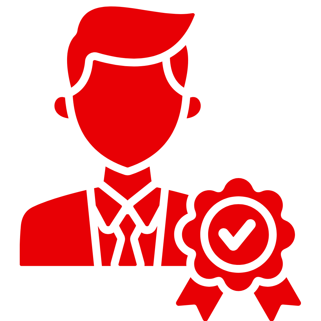 Professional certified phlebotomy staff icon