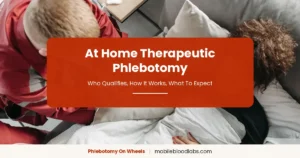 At Home Therapeutic Phlebotomy: How It Works, Who Can Order It, And What A Visit Looks Like
